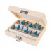 1/4in TCT Router Bit Set 12 pieces (1/4in)