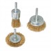 Brassed Steel Wire Wheel & Cup Brush Set 3 pieces (3 pieces)