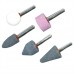 Mounted Stone Set 5 pieces (6mm Shank)