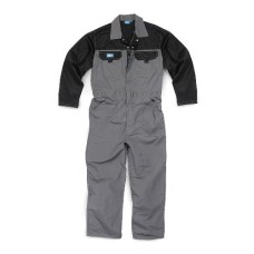 Zip-Front Coverall Charcoal (L)