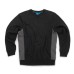 2-Tone Sweatshirt Black / Charcoal (XL)
