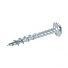 Zinc Pocket-Hole Screws Washer Head Coarse (P/HC 8 x 1-1/4in 250pk)