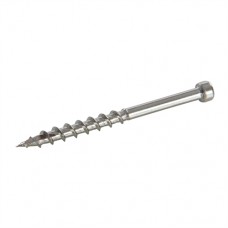 Stainless Steel Pocket-Hole Screws Pan Head Coarse (SS Deck 8 x 2in 500pk)