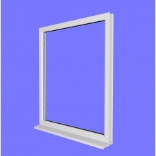 uPVC Fixed Window Frame (unglazed) 